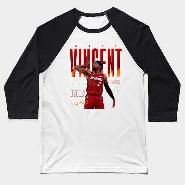 Gabe Vincent Baseball T-Shirt by Juantamad